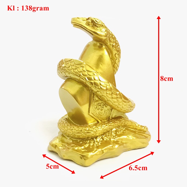 Tượng Con Rắn Vàng - SP005234